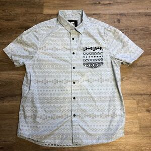 Route 66 Short Sleeve Patterned Collared Shirt Size L